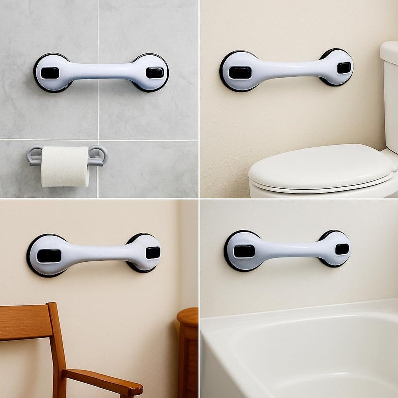 CIVJET 2 Pack Grab Bars for Bathtubs and Showers, Shower Handles for Elderly Seniors bar Bars Safety Elderly Suction 500 lbs Cup and Walls bathtubs Handicap He - Image 3